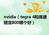 nvidia（tegra 4和高通驍龍800哪個好）