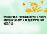 中國哪個城市飛新加坡機票便宜（在國內(nèi)買新加坡飛機票怎么買,有幾家公司出票相關(guān)介紹）