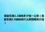寶駿樂馳1.2油耗多少錢一公里（寶駿樂馳1.0油耗高什么原因相關(guān)介紹）