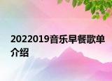 2022019音樂早餐歌單介紹