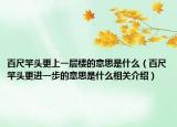 百尺竿頭更上一層樓的意思是什么（百尺竿頭更進一步的意思是什么相關介紹）