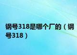 鋼號(hào)318是哪個(gè)廠的（鋼號(hào)318）
