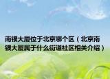 南銀大廈位于北京哪個區(qū)（北京南銀大廈屬于什么街道社區(qū)相關介紹）