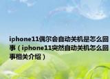 iphone11偶爾會自動關機是怎么回事（iphone11突然自動關機怎么回事相關介紹）