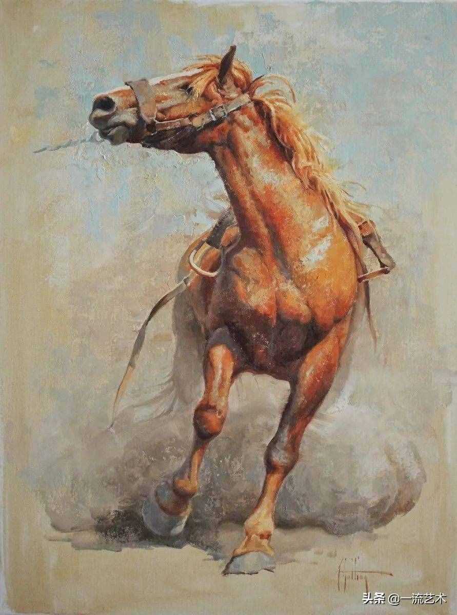 美國90后美女畫家，畫馬堪稱一絕