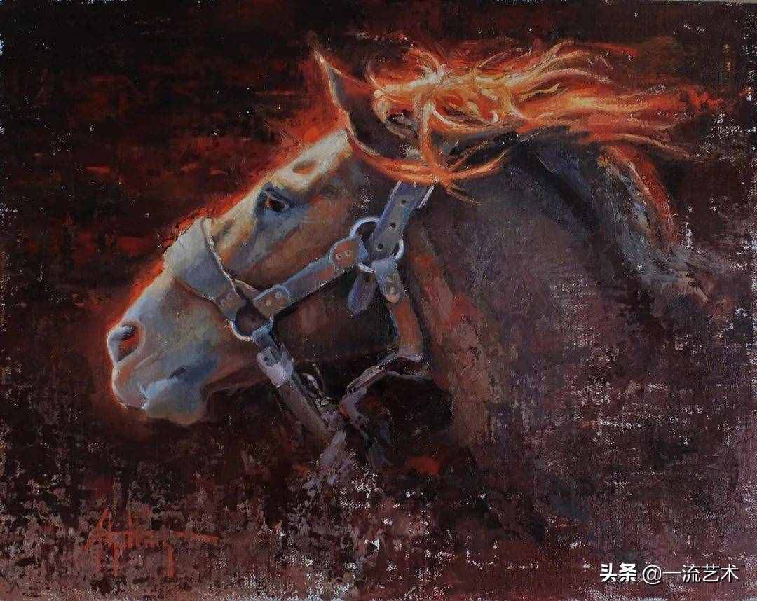 美國90后美女畫家，畫馬堪稱一絕