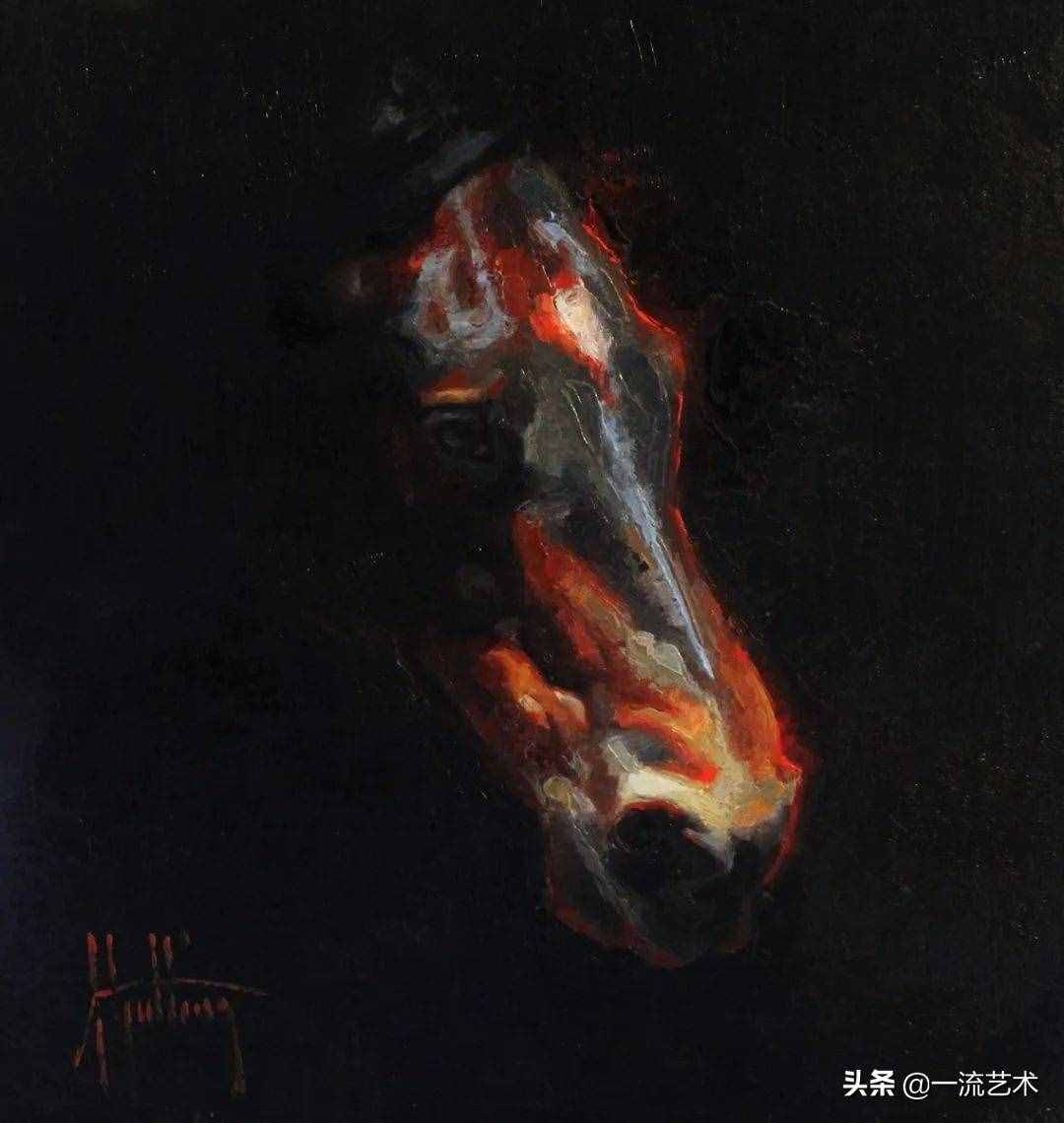 美國90后美女畫家，畫馬堪稱一絕