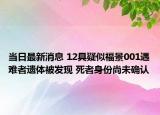 當(dāng)日最新消息 12具疑似福景001遇難者遺體被發(fā)現(xiàn) 死者身份尚未確認(rèn)