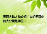 無雙大蛇人物介紹（大蛇無雙中的太公望是哪位）