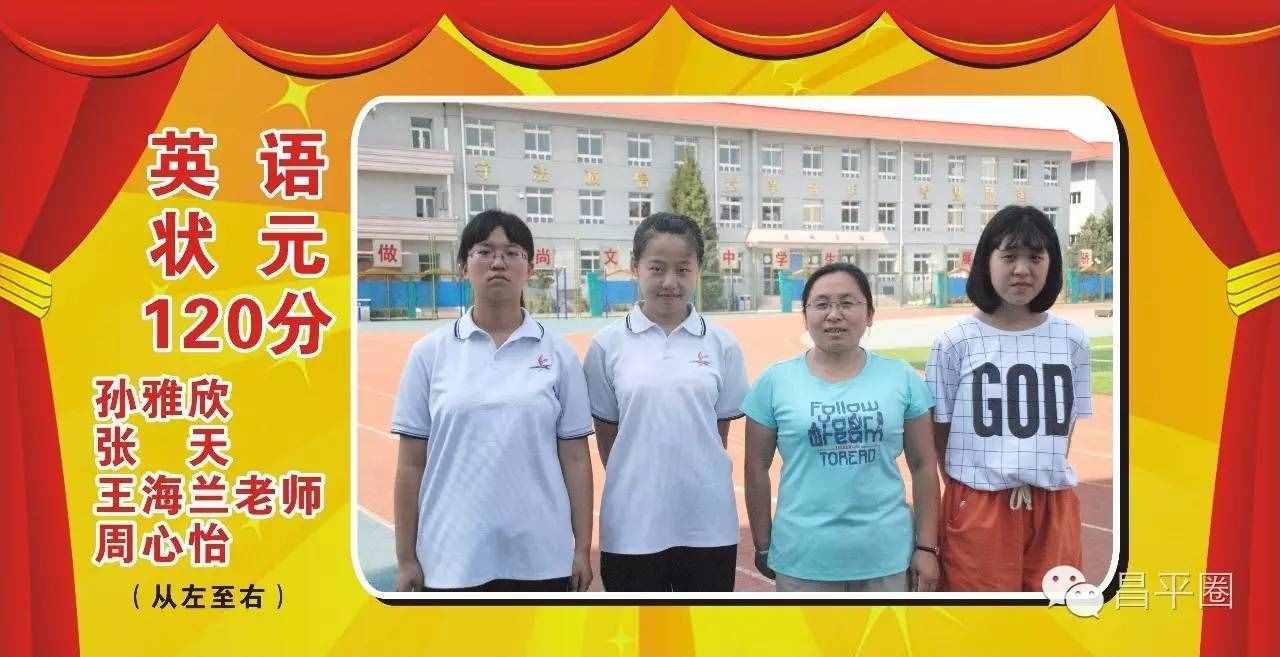 575分！昌平中考狀元出自這所學(xué)校！