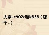 大家..c902c和k858（哪個(gè)..）