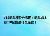 d19動車座位分布圖（動車d18和c10區(qū)別是什么座位）