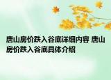 唐山房?jī)r(jià)跌入谷底詳細(xì)內(nèi)容 唐山房?jī)r(jià)跌入谷底具體介紹