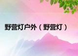 野營燈戶外（野營燈）