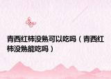 青西紅柿沒熟可以吃嗎（青西紅柿沒熟能吃嗎）