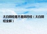 太白陰經(jīng)是不是陰符經(jīng)（太白陰經(jīng)全解）
