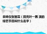 袁詠儀張智霖（田亮葉一茜 演的綜藝節(jié)目叫什么名字）