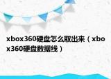xbox360硬盤怎么取出來（xbox360硬盤數(shù)據(jù)線）