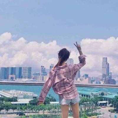 微信唯美女生背影頭像無水印