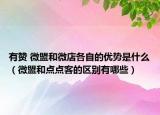 有贊 微盟和微店各自的優(yōu)勢是什么（微盟和點點客的區(qū)別有哪些）