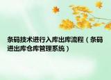 條碼技術(shù)進(jìn)行入庫出庫流程（條碼進(jìn)出庫倉庫管理系統(tǒng)）