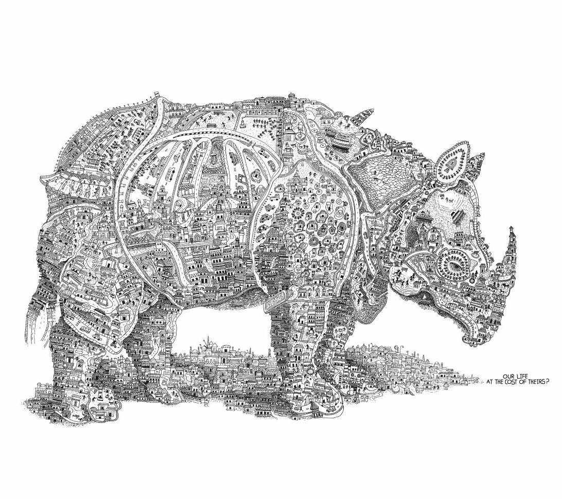 公益廣告設(shè)計(jì)！保護(hù)動(dòng)物！沒(méi)有買(mǎi)賣(mài)就沒(méi)有殺害