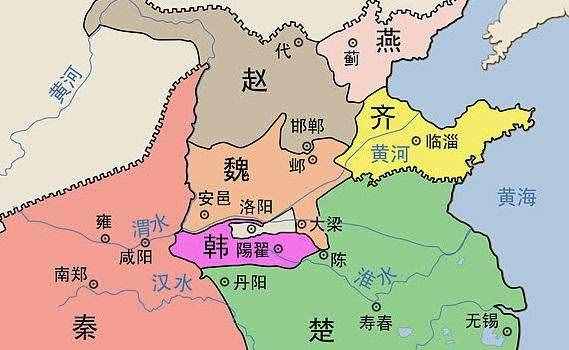 戰(zhàn)國七雄全地圖詳解，看看您在戰(zhàn)國時期的國籍