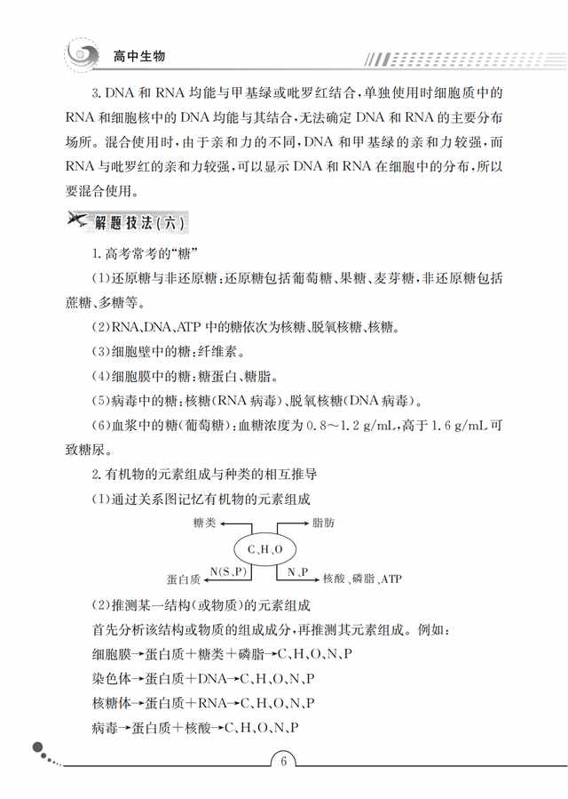 高中生物考點手冊，核心考點+規(guī)律總結(jié)+解題策略，一輪復(fù)習(xí)秘籍