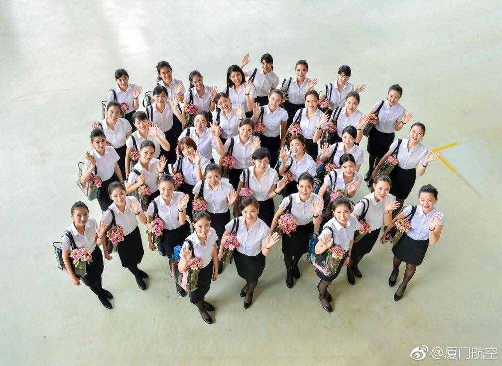 廈門航空迎來首批臺(tái)灣籍空姐 顏值高學(xué)歷高