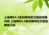上海有BA.5變異株嗎官方回應(yīng)詳細(xì)內(nèi)容 上海有BA.5變異株嗎官方回應(yīng)具體介紹