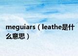 meguiars（leathe是什么意思）