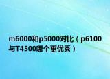 m6000和p5000對(duì)比（p6100與T4500哪個(gè)更優(yōu)秀）