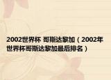 2002世界杯 哥斯達黎加（2002年世界杯哥斯達黎加最后排名）