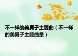 不一樣的美男子主題曲（不一樣的美男子主題曲是）