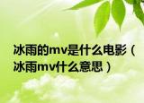 冰雨的mv是什么電影（冰雨mv什么意思）