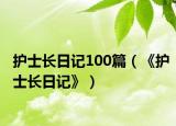 護士長日記100篇（《護士長日記》）