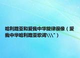哈利路亞和愛我中華旋律很像（愛我中華哈利路亞歌詞\