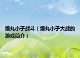 爆丸小子戰(zhàn)斗（爆丸小子大戰(zhàn)的游戲簡介）