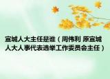 宣城人大主任是誰（周偉利 原宣城人大人事代表選舉工作委員會(huì)主任）