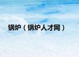 鍋爐（鍋爐人才網）