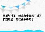 西瓜與桃子一起吃會中毒嗎（桃子和西瓜能一起吃會中毒嗎）