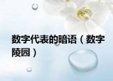 數(shù)字代表的暗語（數(shù)字陵園）
