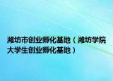 濰坊市創(chuàng)業(yè)孵化基地（濰坊學(xué)院大學(xué)生創(chuàng)業(yè)孵化基地）