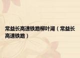 常益長(zhǎng)高速鐵路柳葉湖（常益長(zhǎng)高速鐵路）