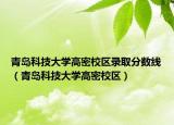 青島科技大學(xué)高密校區(qū)錄取分?jǐn)?shù)線（青島科技大學(xué)高密校區(qū)）