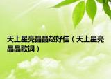 天上星亮晶晶趙好佳（天上星亮晶晶歌詞）
