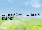 10寸是多大的尺寸（10寸是多大簡介介紹）