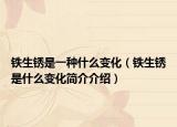 鐵生銹是一種什么變化（鐵生銹是什么變化簡(jiǎn)介介紹）