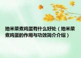 地米菜煮雞蛋有什么好處（地米菜煮雞蛋的作用與功效簡(jiǎn)介介紹）