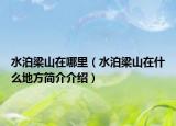 水泊梁山在哪里（水泊梁山在什么地方簡(jiǎn)介介紹）